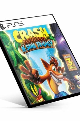 Crash Bandicoot N. Sane Trilogy - Ps5  Mídia Digital