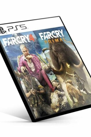 Far Cry Bundle: FAR CRY 4 + FAR CRY PRIMAL - Ps5  Mídia Digital