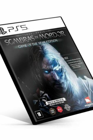 Terra-média: Sombras de Mordor - Edição Jogo do Ano - Ps5 Mídia Digital
