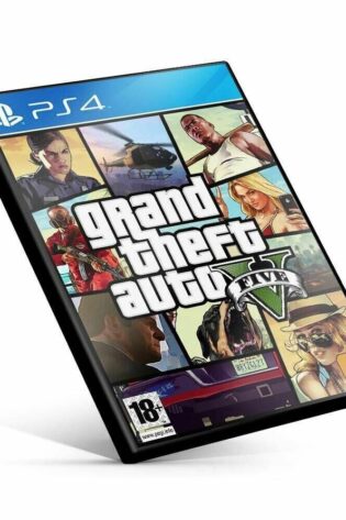 GTA V 5 Grand Theft Auto - Ps4 Mídia Digital