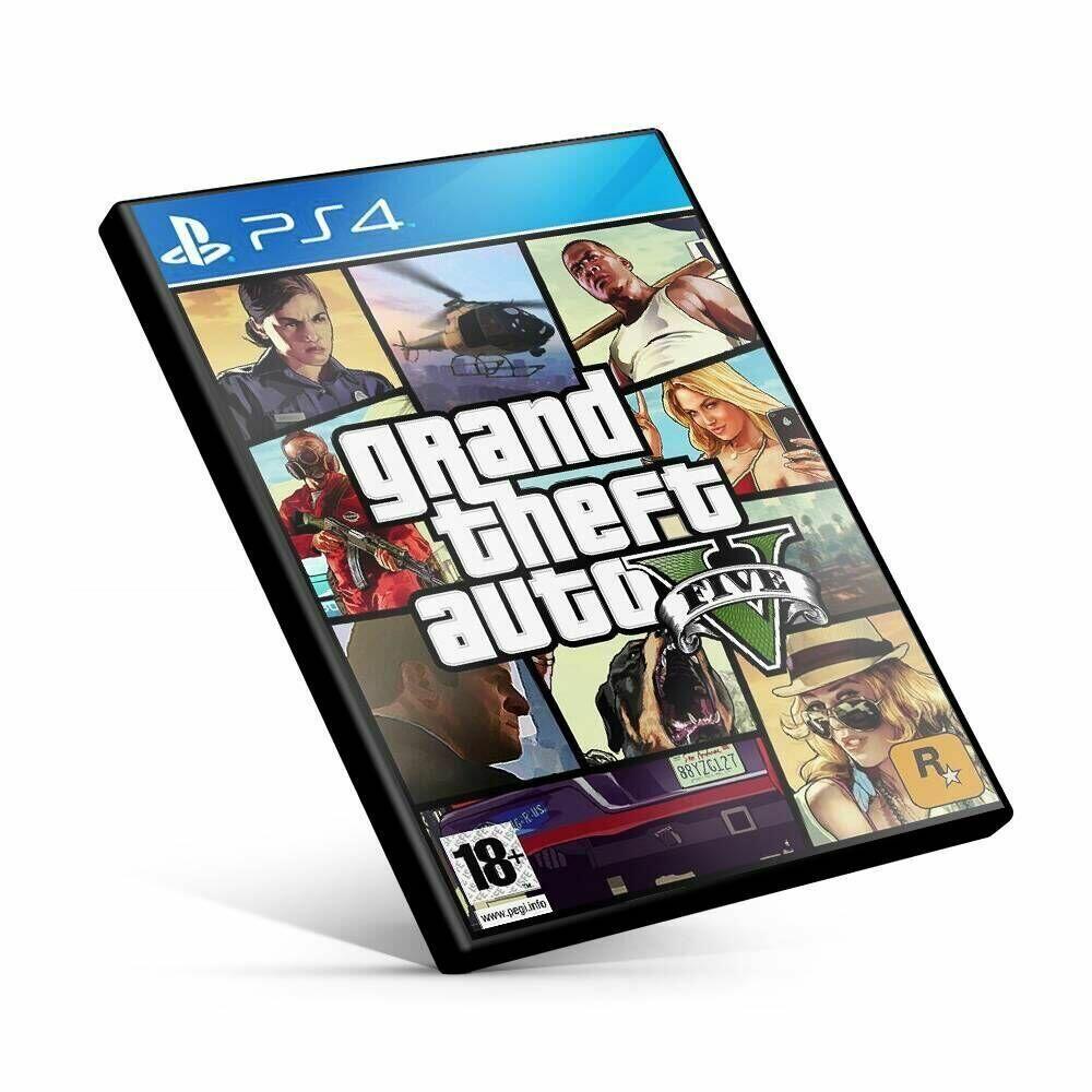 GTA V 5 Grand Theft Auto - Ps4 Mídia Digital