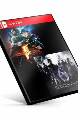 Resident Evil 5 e 6 - Nintendo Switch  Mídia Digital