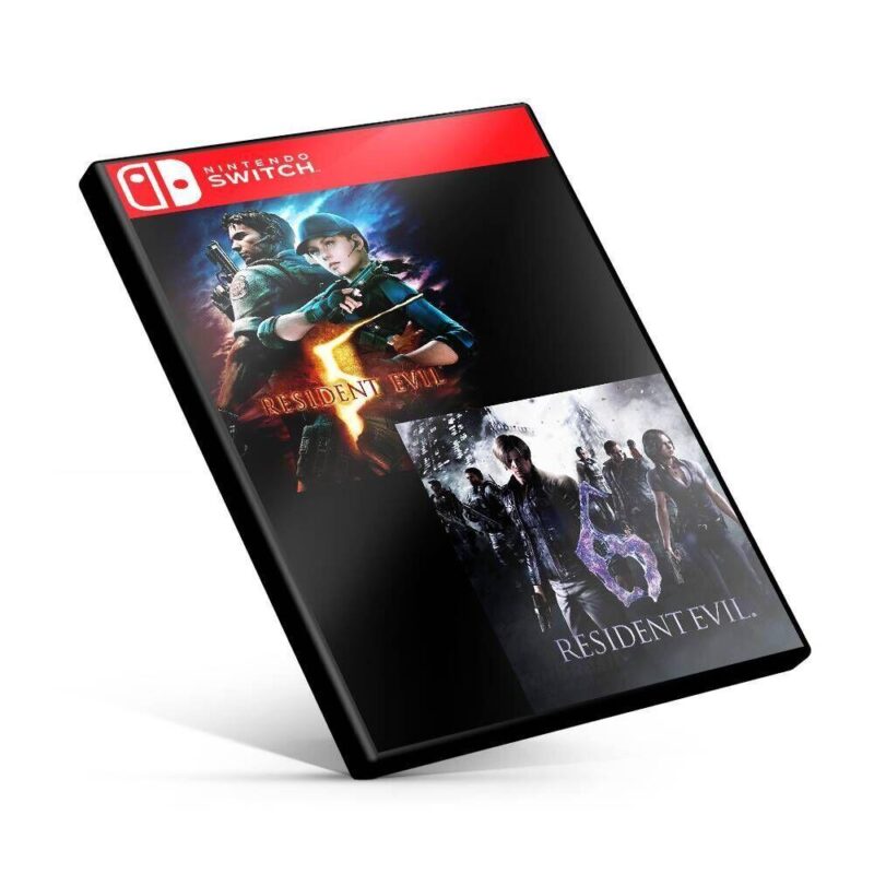 Resident Evil 5 e 6 - Nintendo Switch  Mídia Digital - Imagem 2