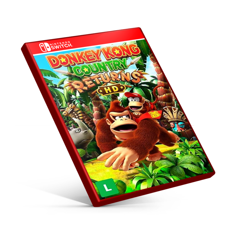 Donkey Kong Country Returns HD - Nintendo Switch  Mídia Digital