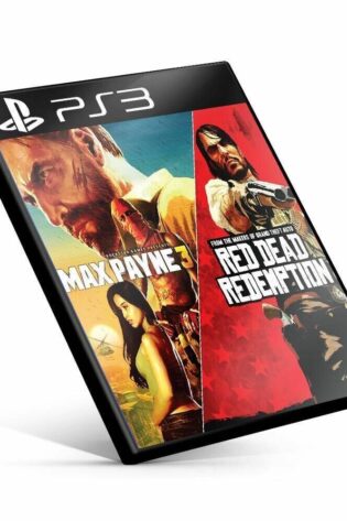 Red Dead Redemption + Max Payne 3 - Ps3  Mídia Digital