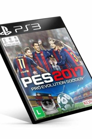 PES - Pro Evolution Soccer 2017 - Ps3  Mídia Digital