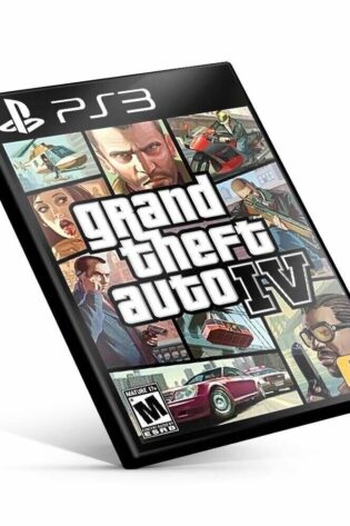 GTA IV 4 Grand Theft Auto - Ps3  Mídia Digital