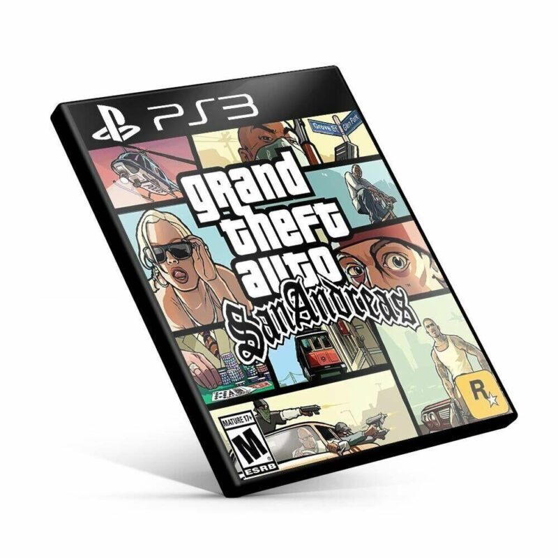 GTA Grand Theft Auto San Andreas - Ps3  Mídia Digital