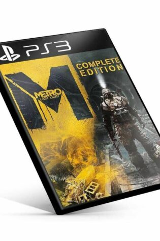 Metro Last Light - Complete Edition - Ps3  Mídia Digital